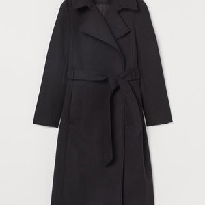 H&M Tie Belt Coat